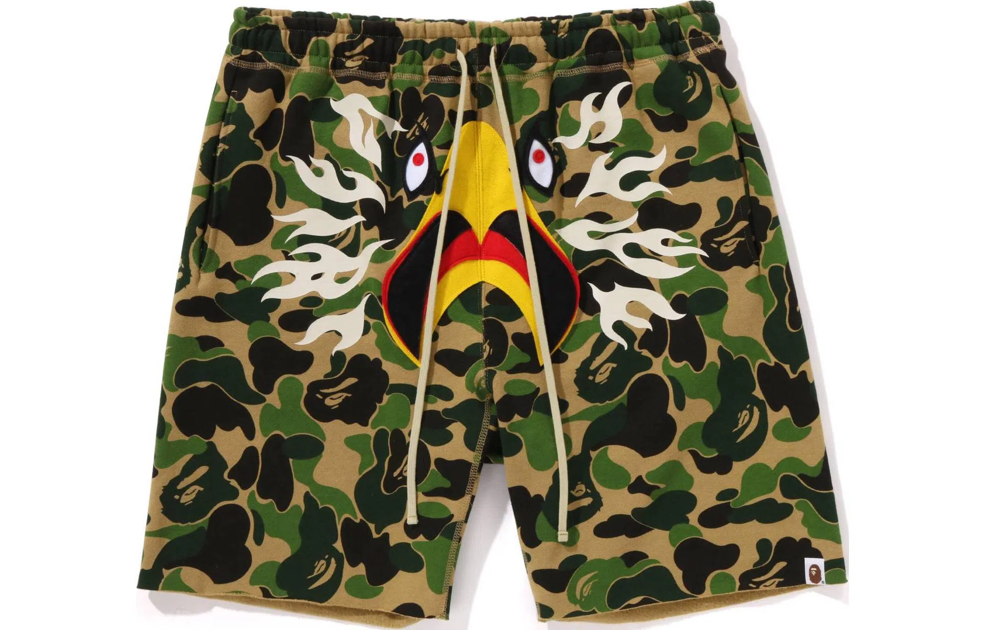 A BATHING APE x READYMADE Falcon Camo Shorts