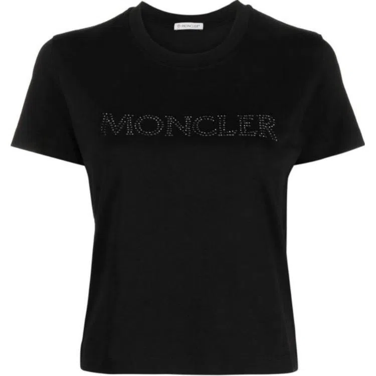 Moncler SS22 Logo T-Shirt Black