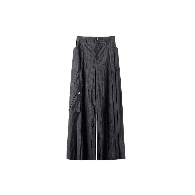 Huànxiàngzhě Black Wide-Leg Pants