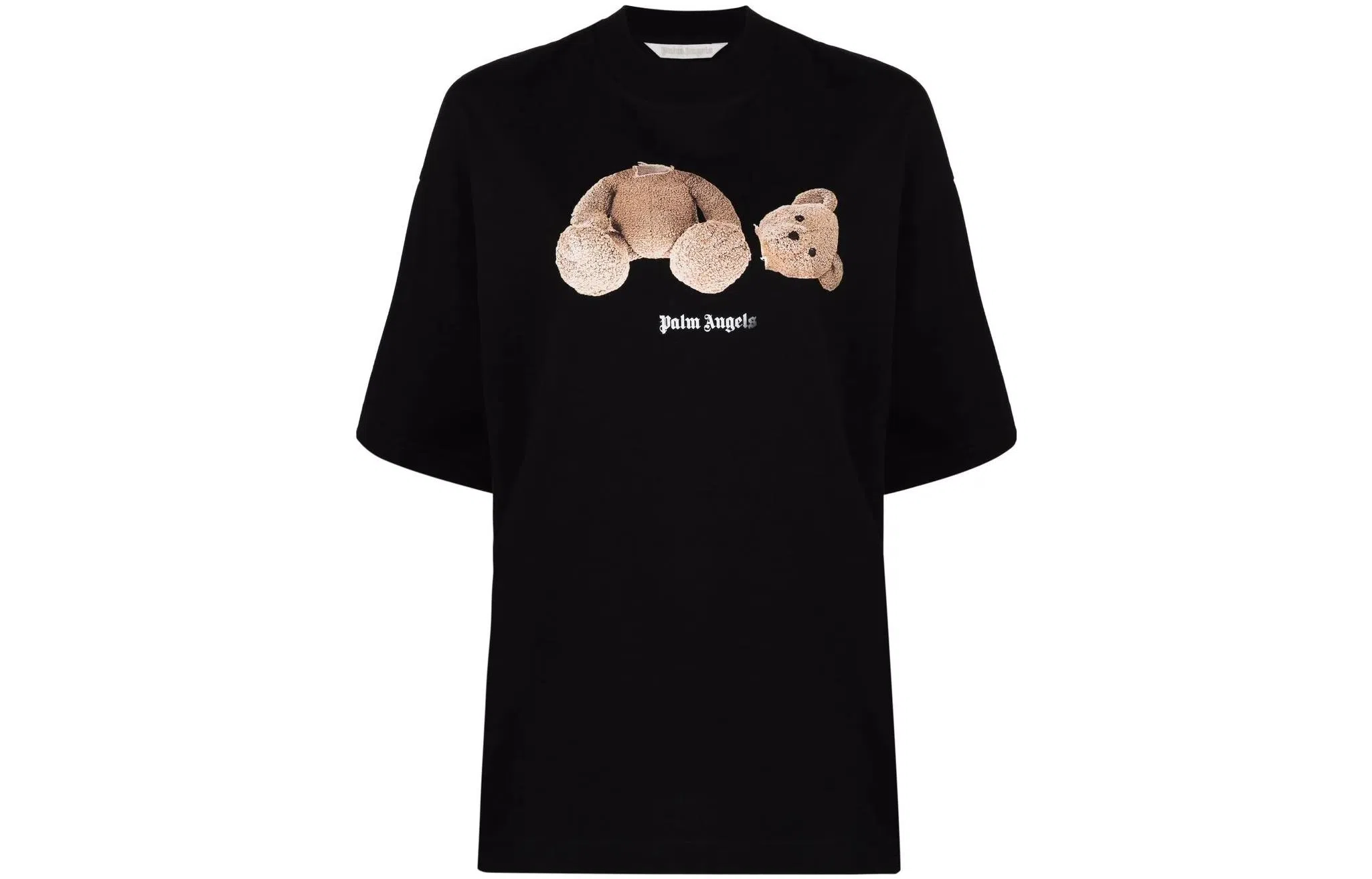 Palm Angels Decapitated Bear Logo T-Shirt Black