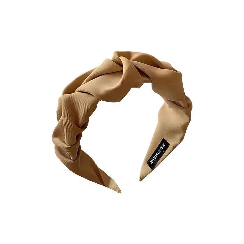 蒙妮 雪纺褶皱头箍 布艺 发箍 男女同款情侣款