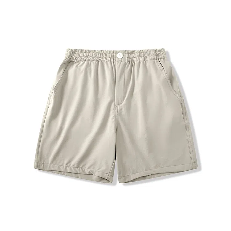 我是大卫 百搭宽松直筒舒适百搭休闲短裤 男款 浅灰色