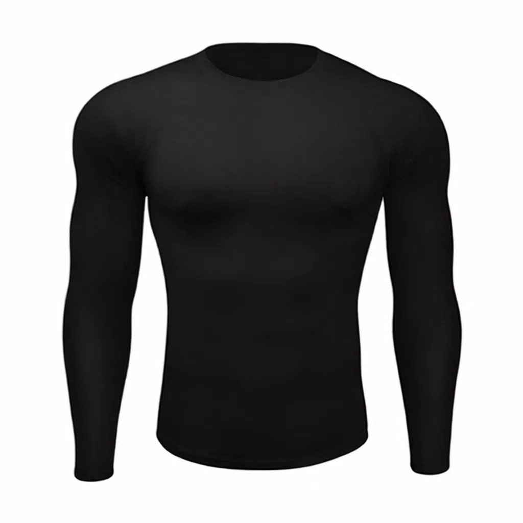 浪莎 运动长袖排汗速干健身衣 男款