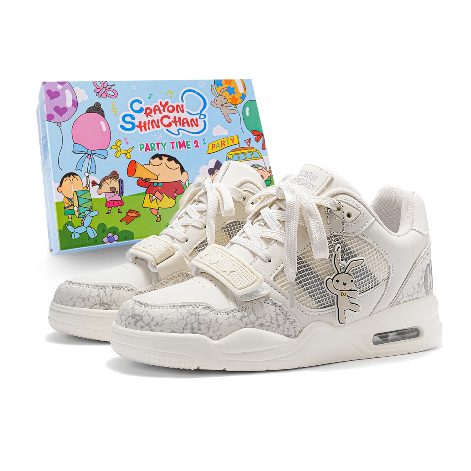 Crayon Shinchan Retro Basketball Shoes Blue