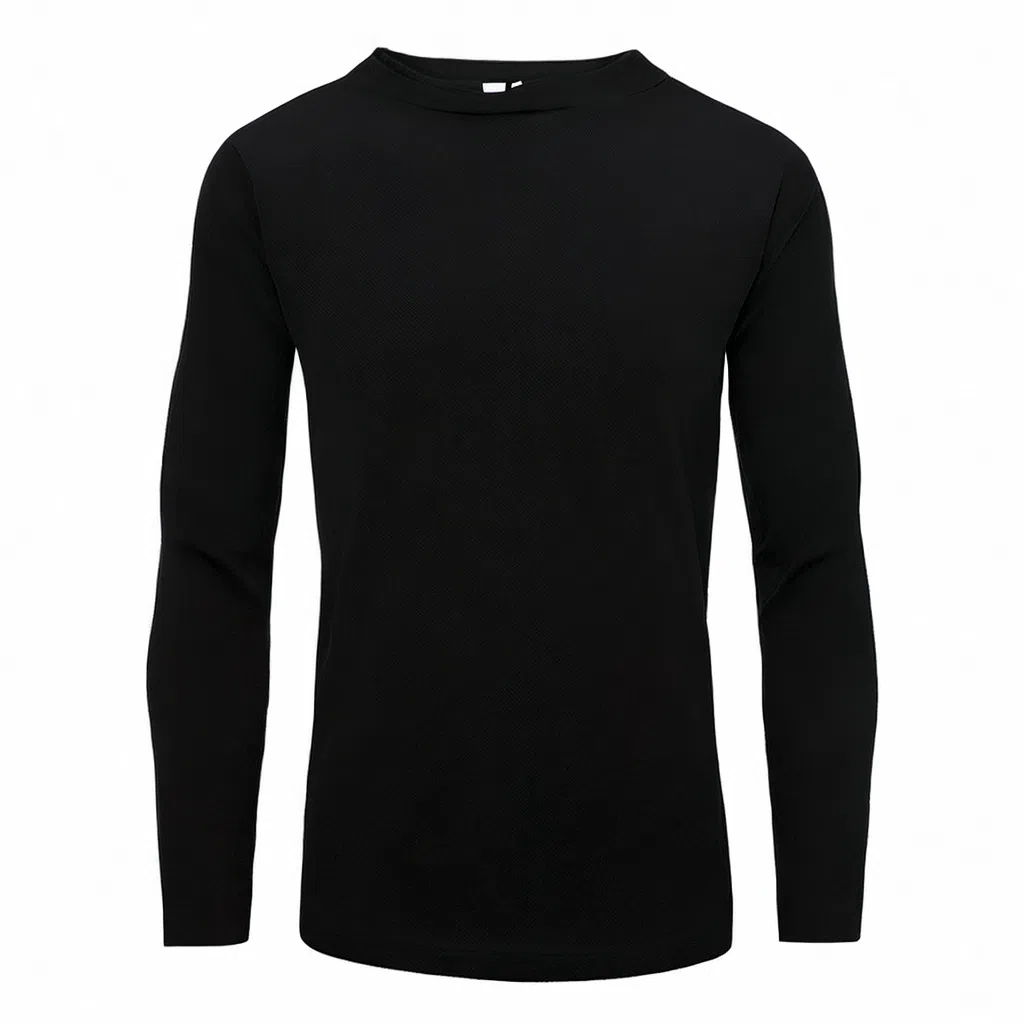 浪莎 纯色长袖运动健身衣 男款