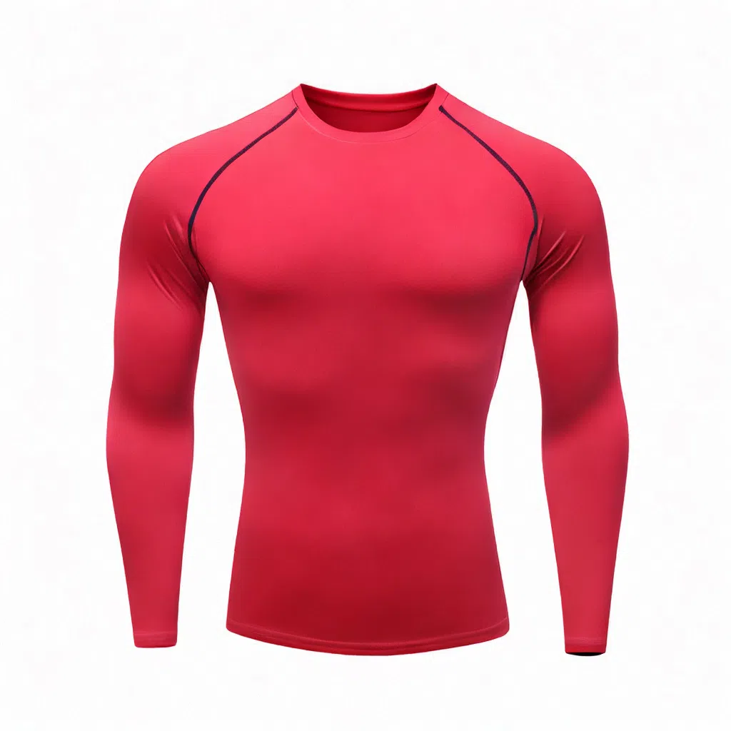 浪莎 运动长袖排汗速干健身衣 男款