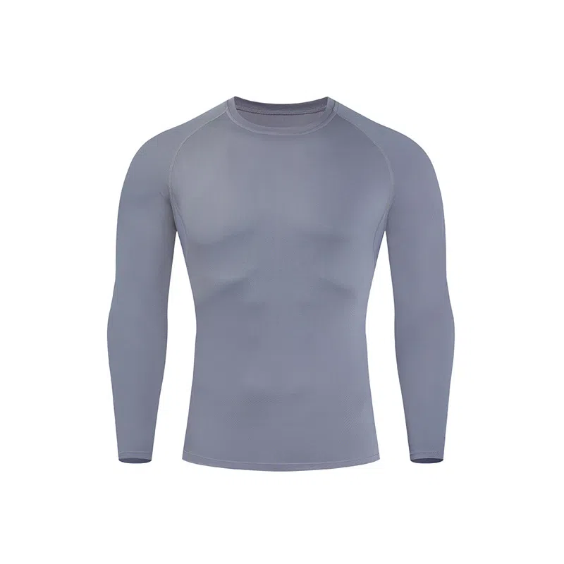 浪莎 运动紧身长袖休闲速干健身衣 男款
