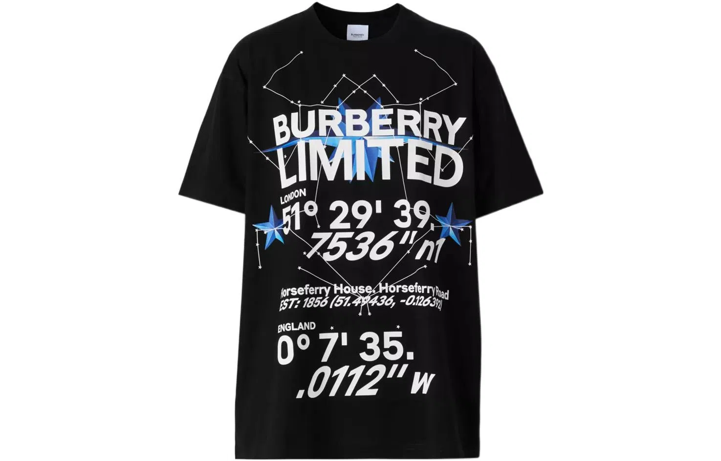 Burberry FW22 Logo Print T-Shirt Black