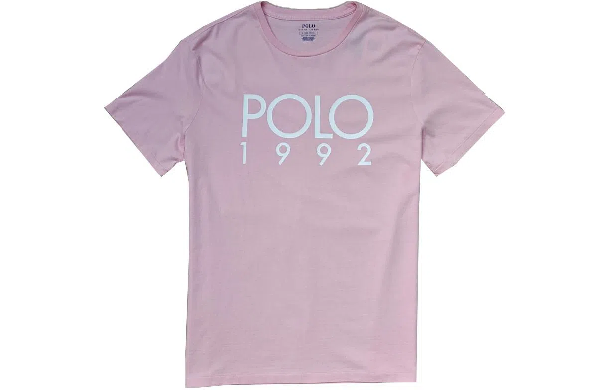 Polo Ralph Lauren Logo Print T-Shirt Pink