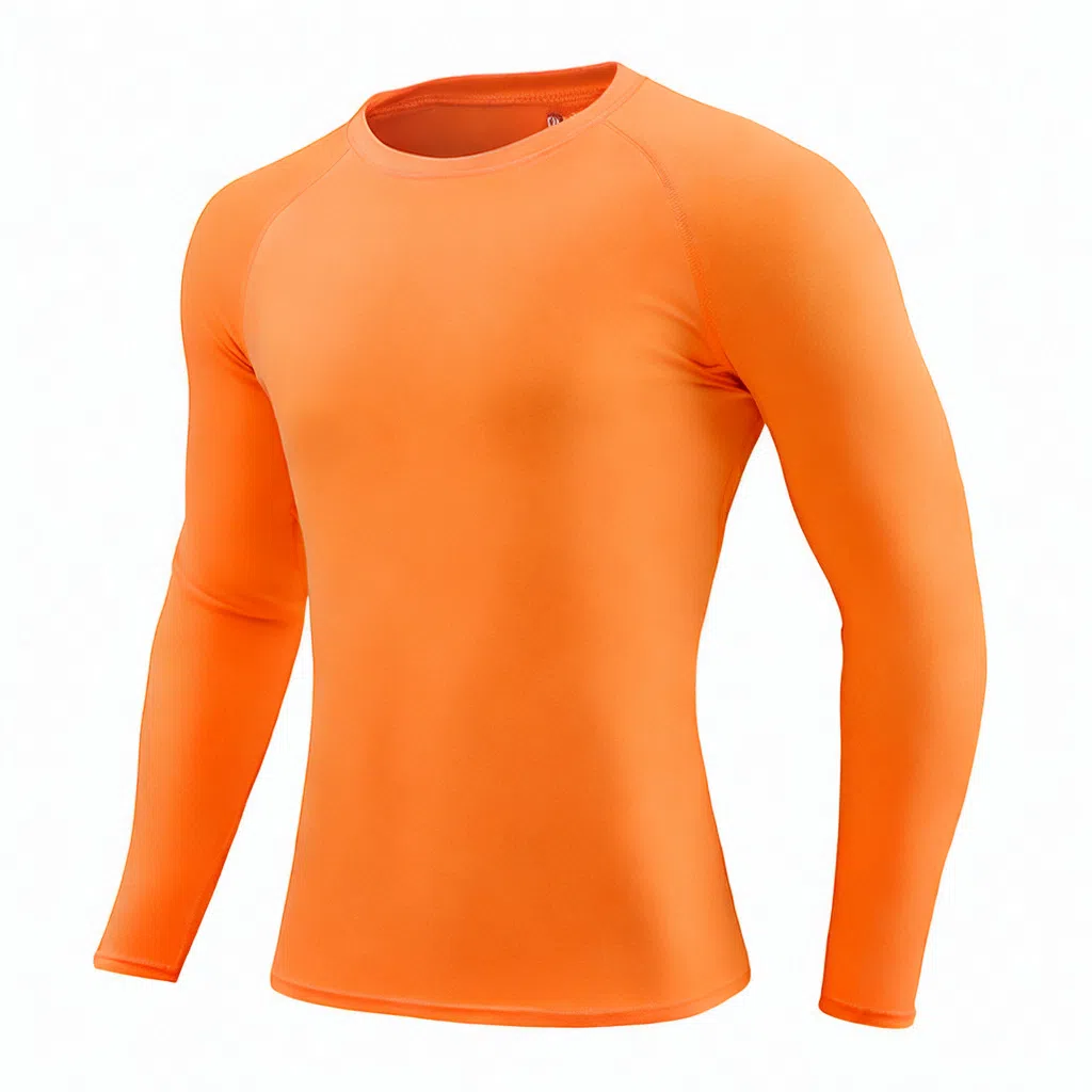 浪莎 高弹运动服速干跑步直筒长袖健身衣 男款