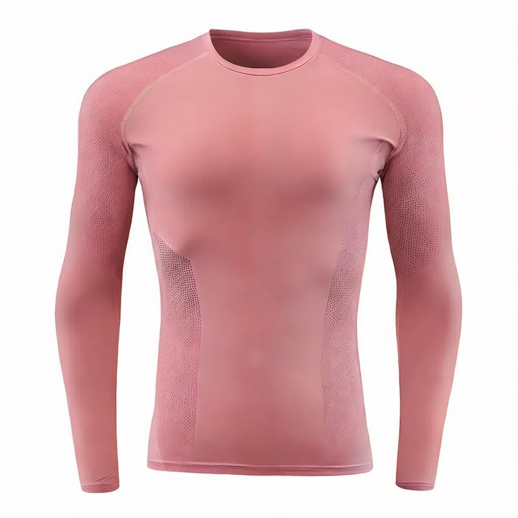 浪莎 压缩衣速干紧身运动长袖健身衣 男款