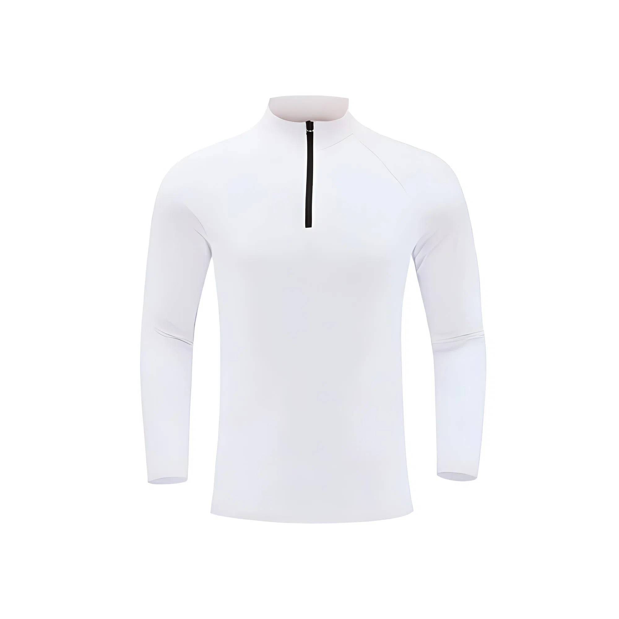 浪莎 高领半拉链训练服速干长袖健身衣 男款