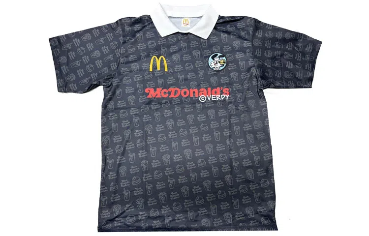 McDonald's x Verdy FW23 Retro Soccer Jersey Black