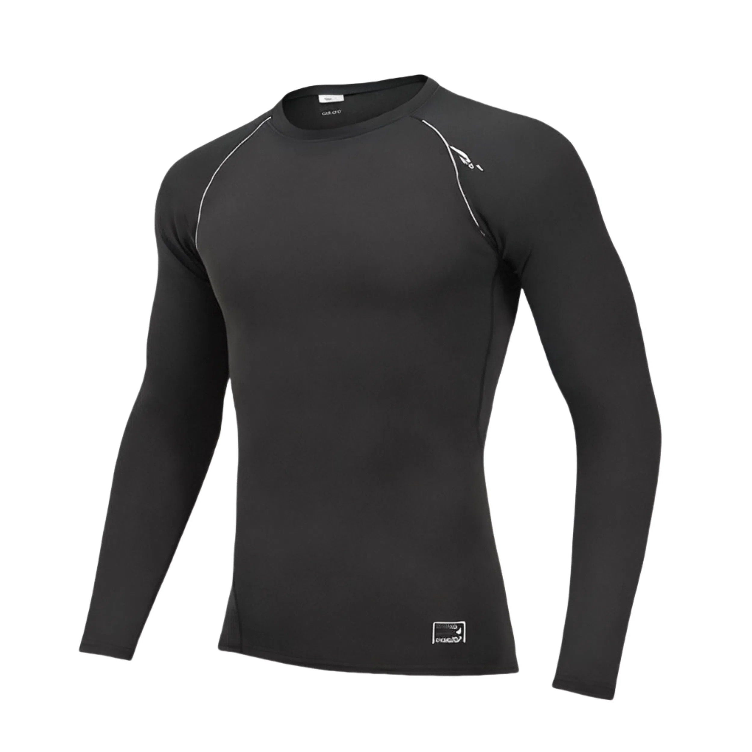 浪莎 运动透气服骑行训练长袖健身衣 男款