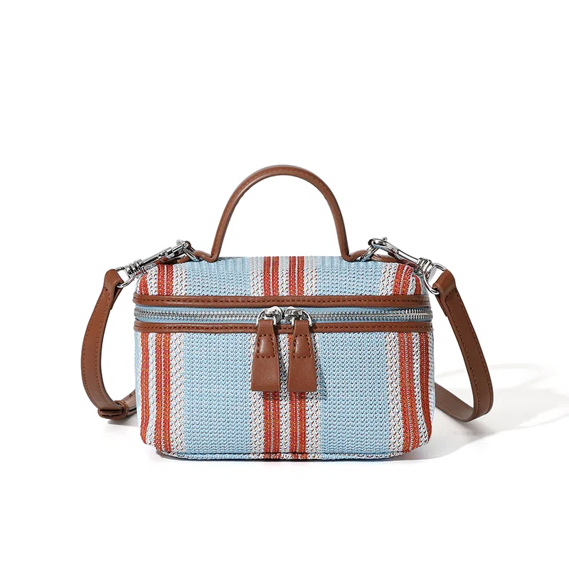MASTER CANVAS Stripe Tote Bag Blue