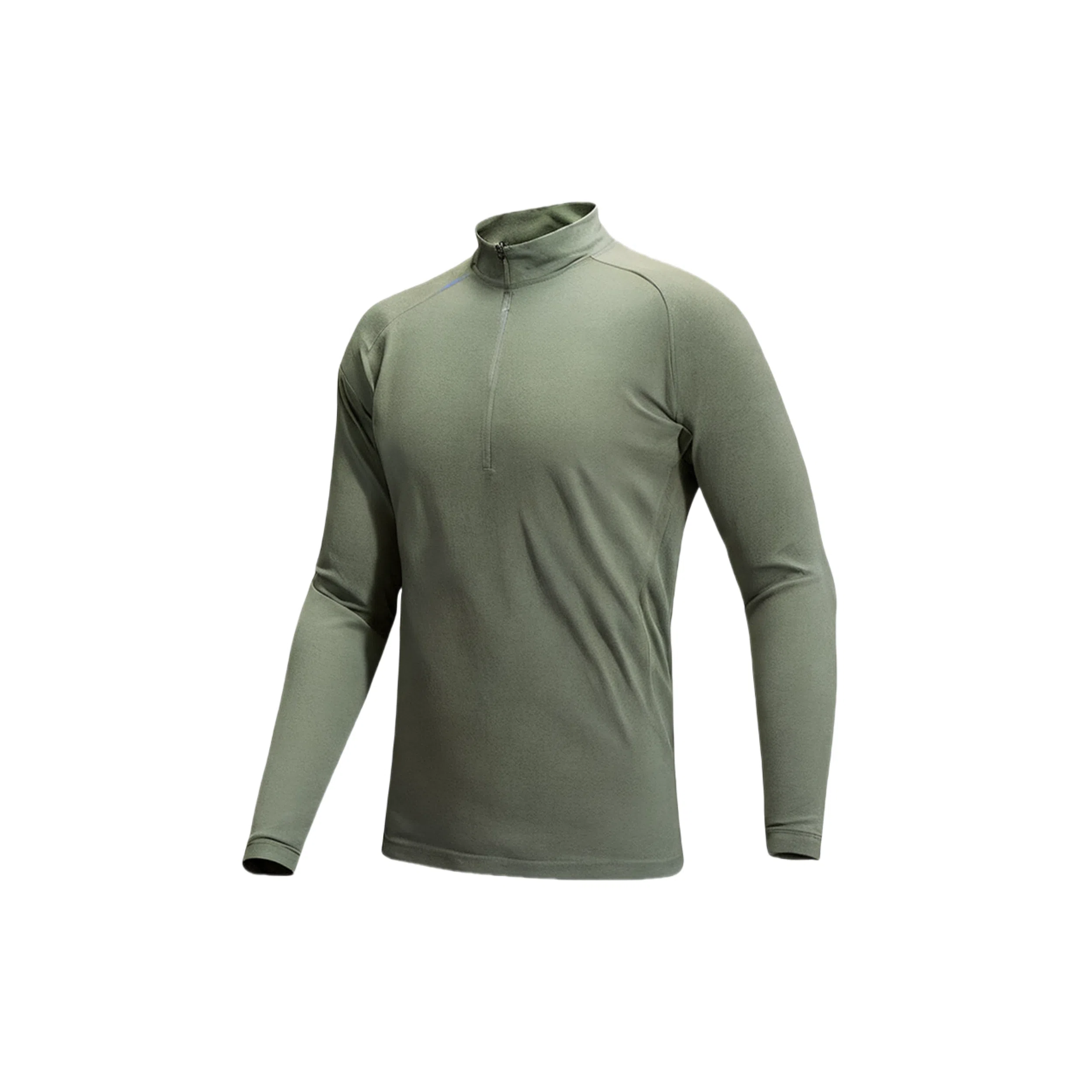 浪莎 户外轻薄速干运动弹力抗皱跑步长袖健身衣 男款