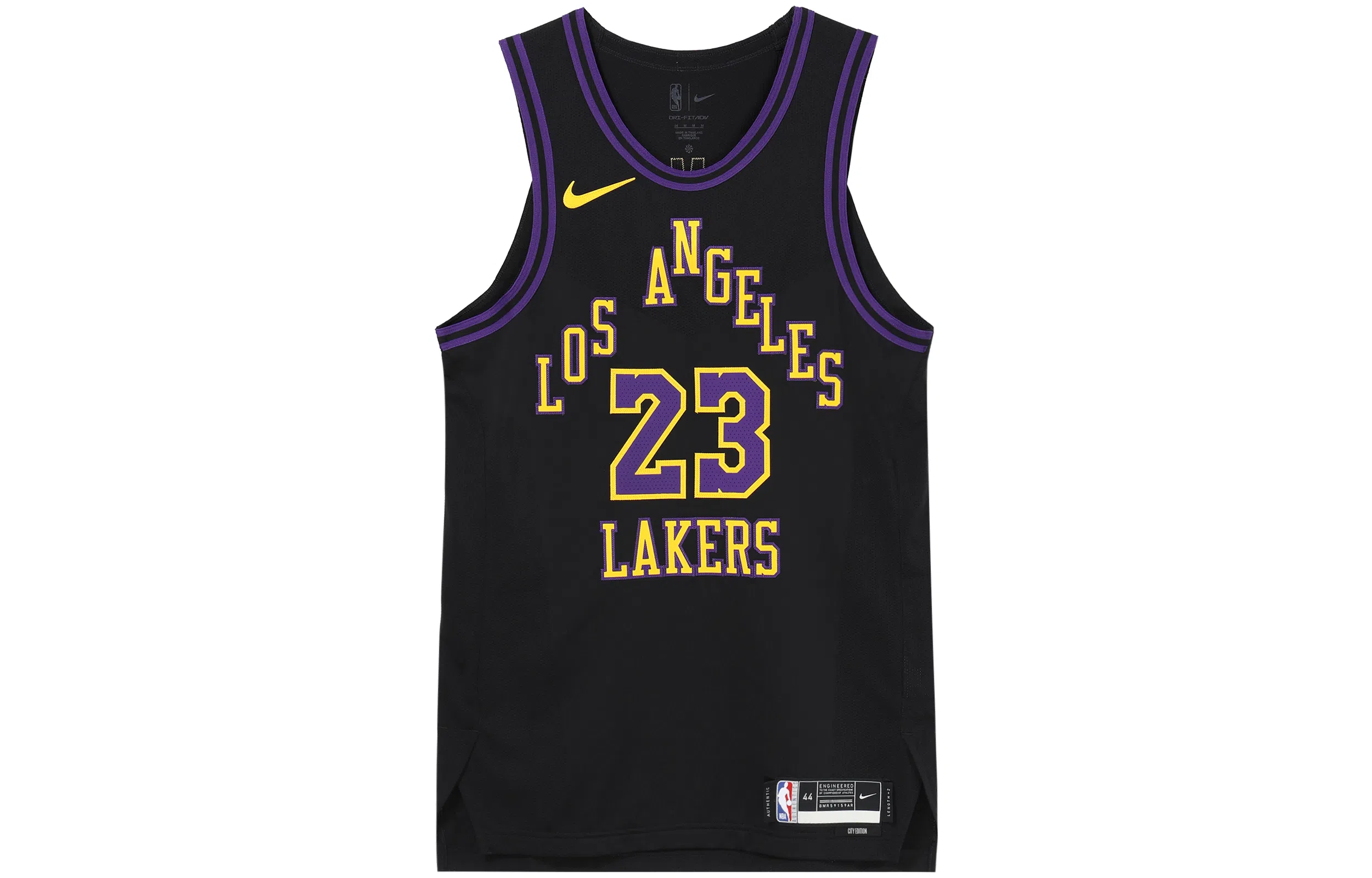 Nike LeBron James Los Angeles Lakers City Edition 2023/24 Jersey