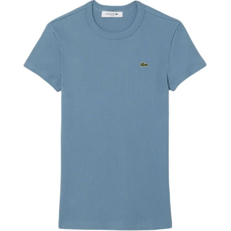 Lacoste Embroidered Crew Neck T-Shirt White