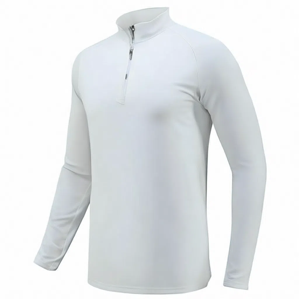 浪莎 半拉链速干透气运动户外跑步健身衣 男款