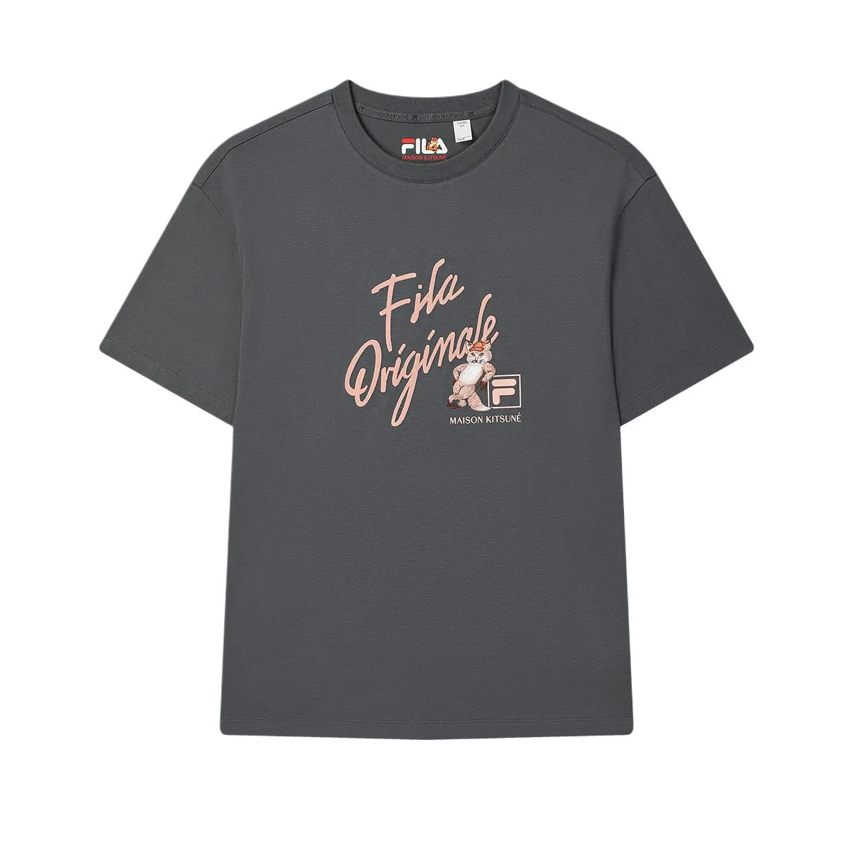 FILA x MAISON KITSUNE Originaale Tee Grey