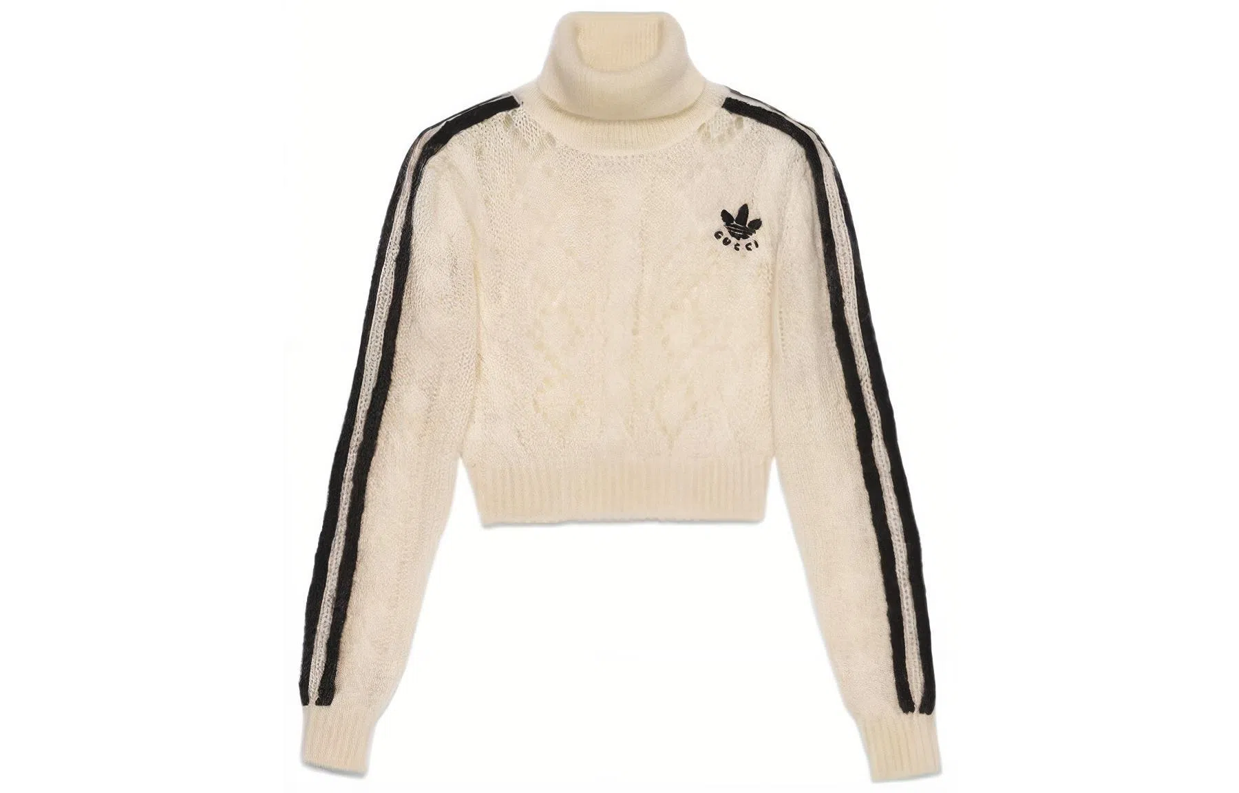 GUCCI x adidas FW22 Mohair Sweater Ivory