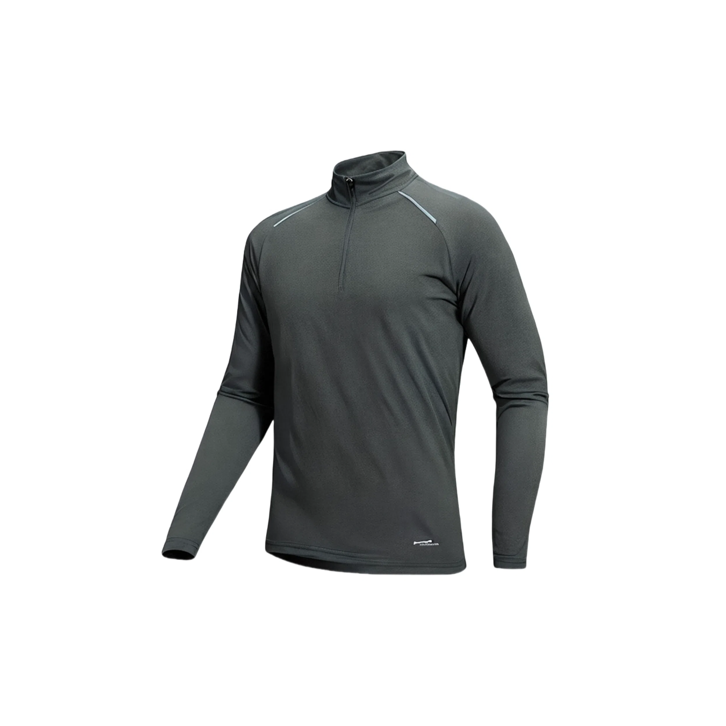 浪莎 户外轻薄速干运动弹力抗皱跑步长袖健身衣 男款