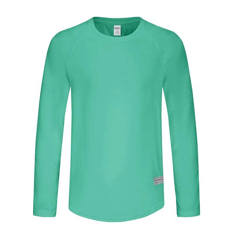 浪莎 速干圆领套头长袖健身衣 男款