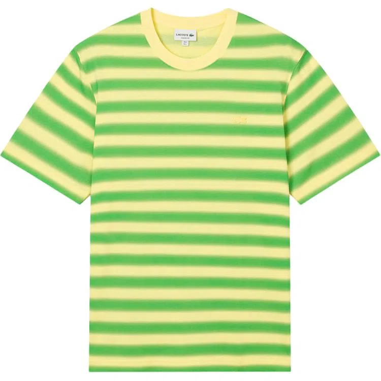 Lacoste Striped Logo Tee