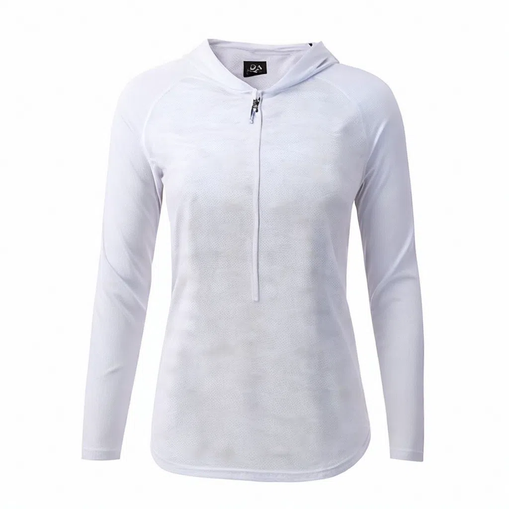 浪莎 纯色运动连帽速干衣健身衣 男款