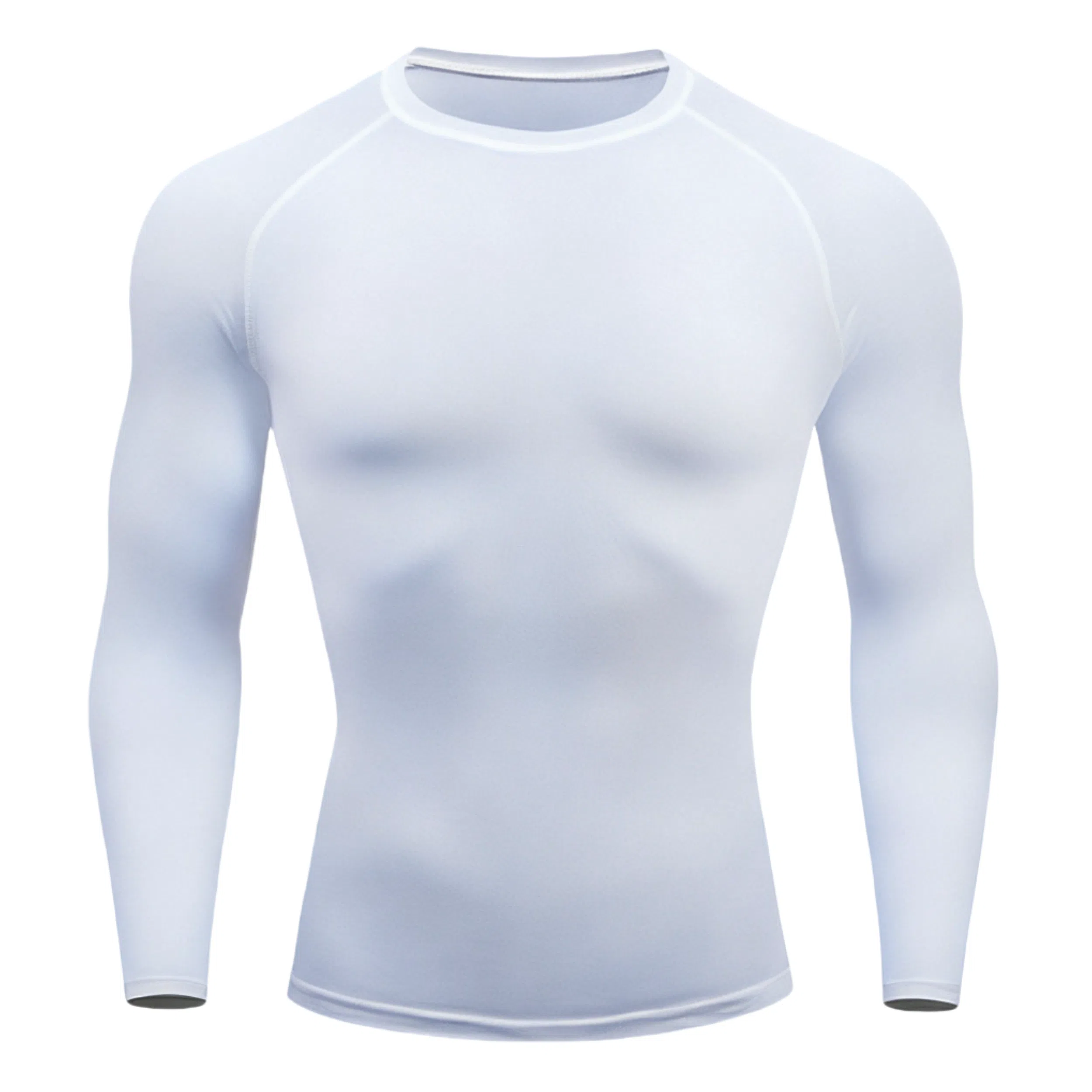 浪莎 运动长袖弹力紧身户外网球运动训练跑步健身衣 男款