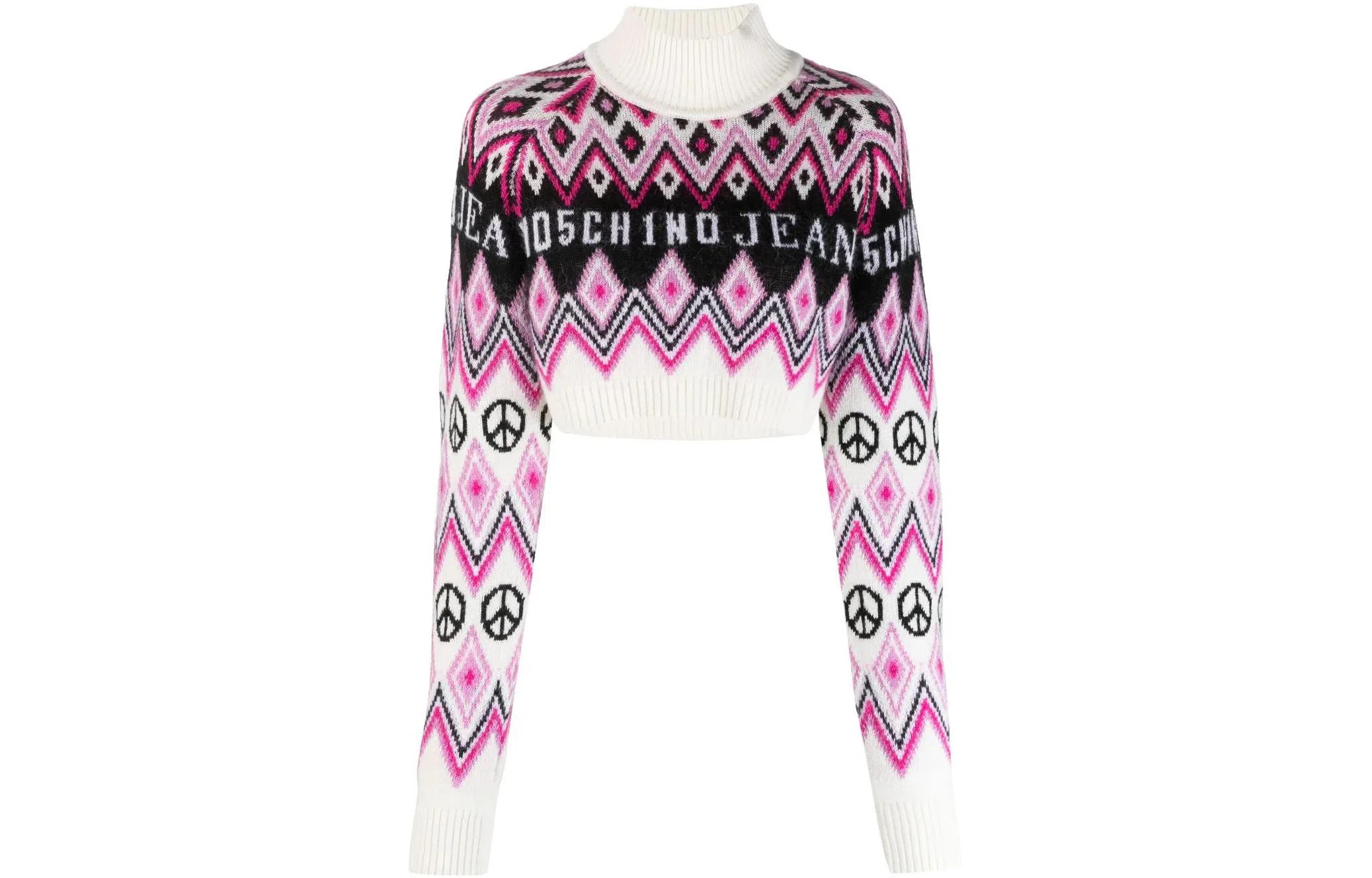 Moschino Printed Collar Sweater
