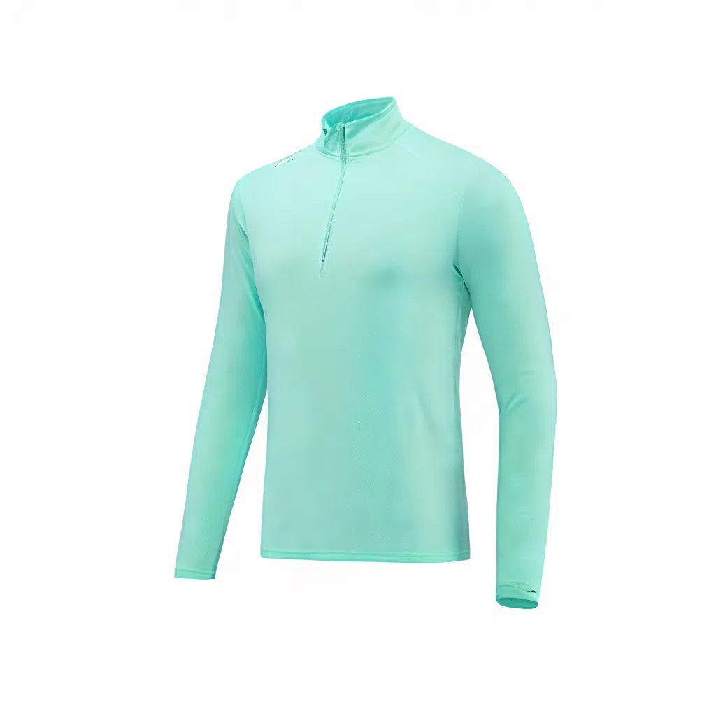 浪莎 跑步训练透气速干休闲长袖健身衣 男款