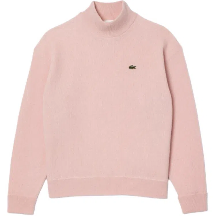 Lacoste High Neck Sweater Light Pink