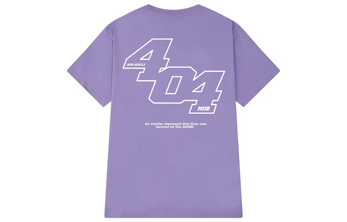 404MOB GANG Logo Print T-Shirt