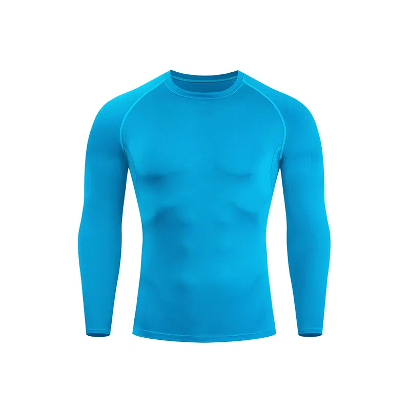 浪莎 运动紧身长袖休闲速干健身衣 男款