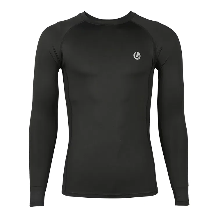 李质造 透气运动训练健身衣 男款 黑色