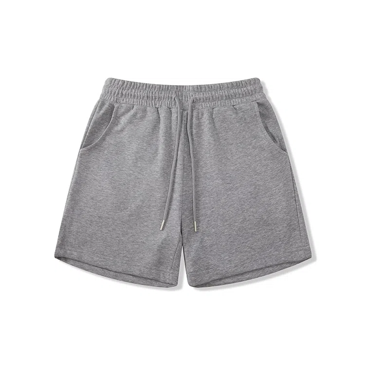 我是大卫 男士夏季健身房韩版潮流百搭宽松时尚纯色运动风休闲短裤 男款 灰色