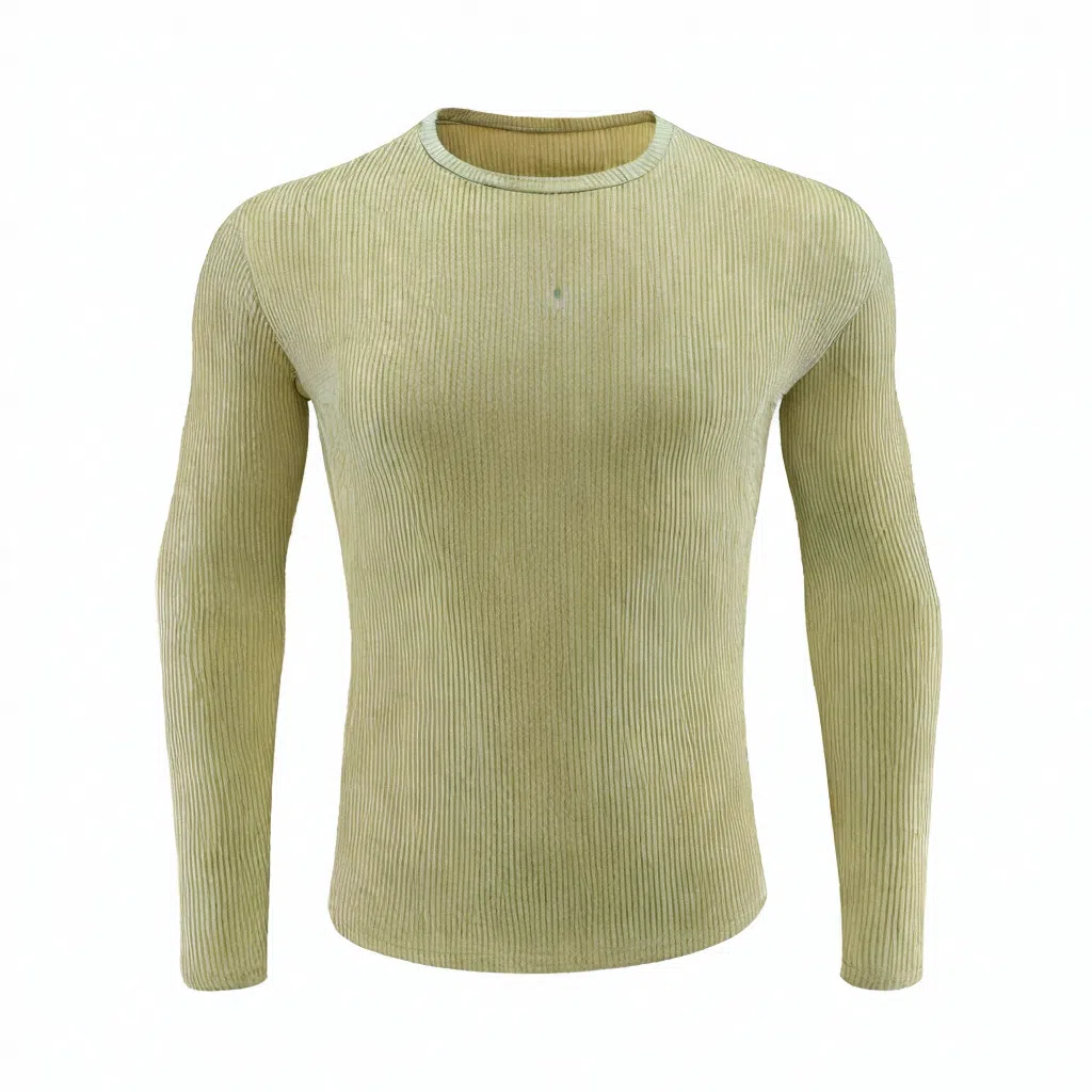 浪莎 户外运动速干透气修身长袖健身衣 男款