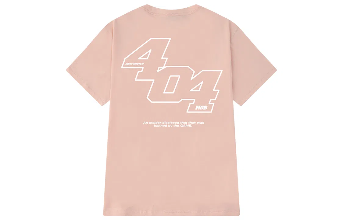 404MOB GANG Logo Print T-Shirt