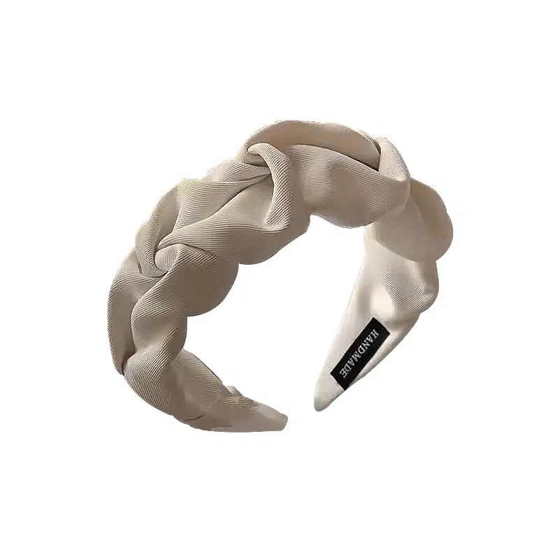 蒙妮 雪纺褶皱头箍 布艺 发箍 男女同款情侣款