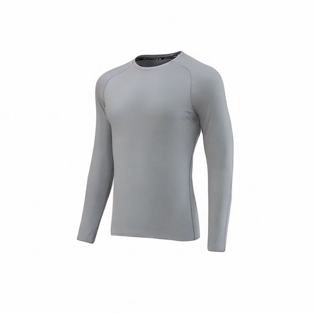 浪莎 弹力圆领户外薄款速干衣健身衣 男款