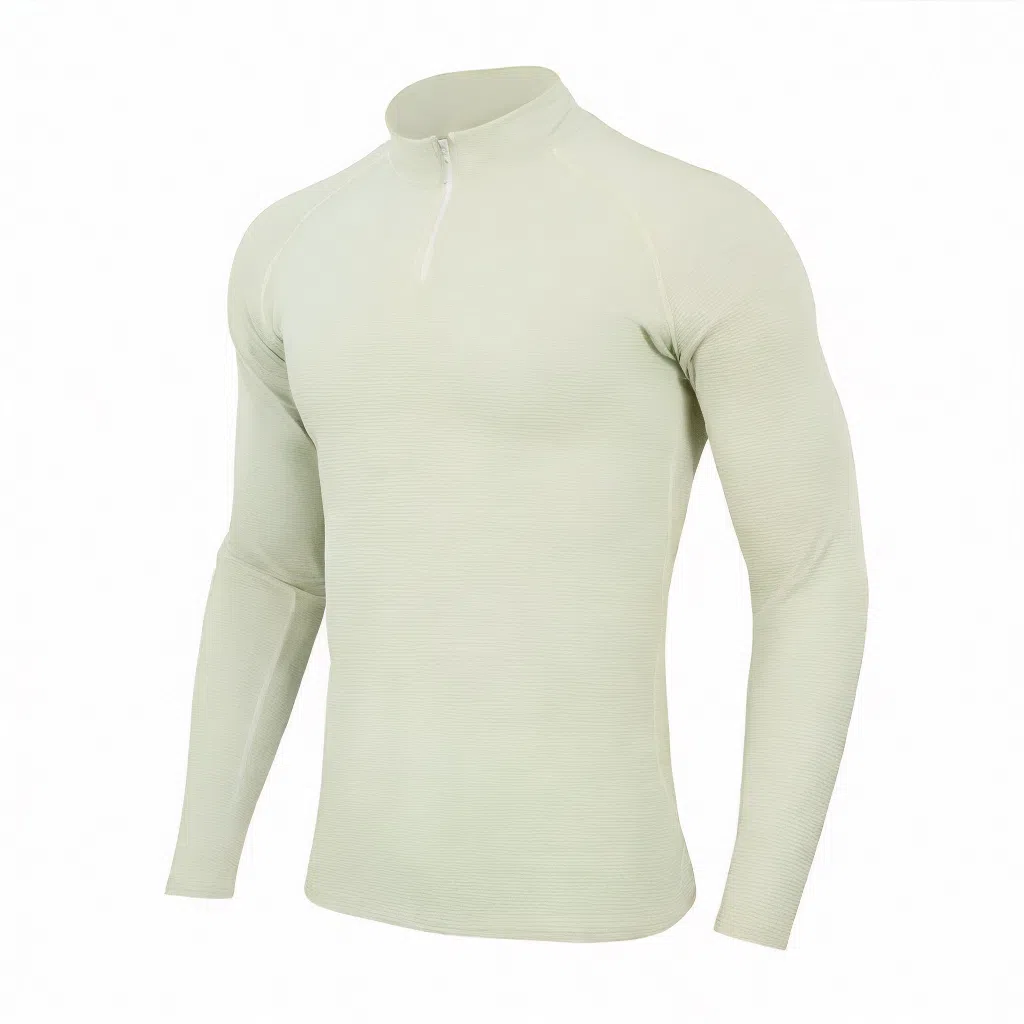 浪莎 速干运动加绒舒适立领健身衣 男款