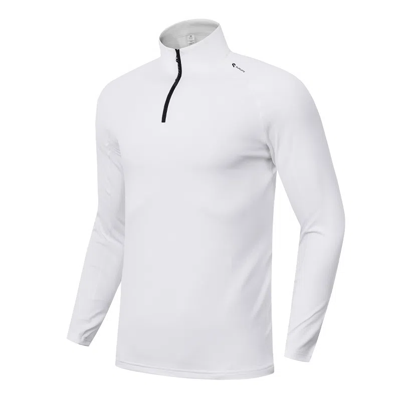 步锐特 速干长袖跑步运动骑行训练立领健身衣 男女同款