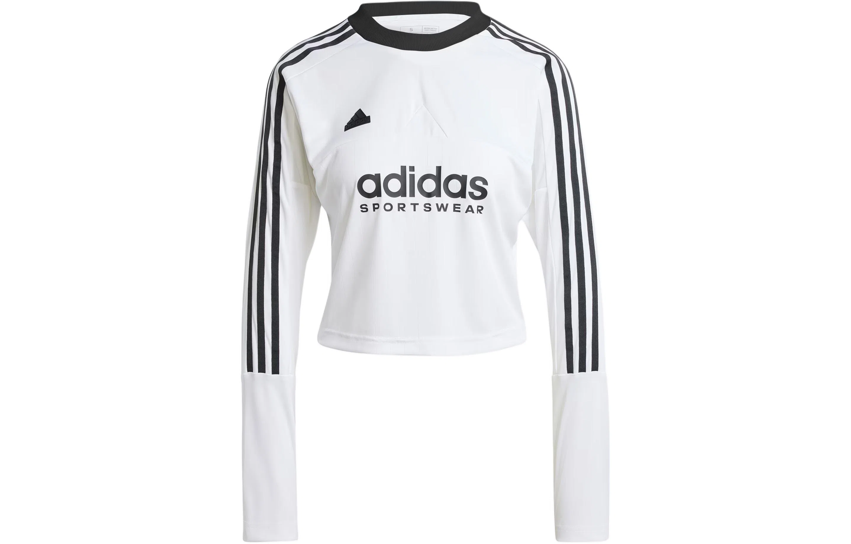 adidas Tiro 3-Stripes Long Sleeve Tee Logo T
