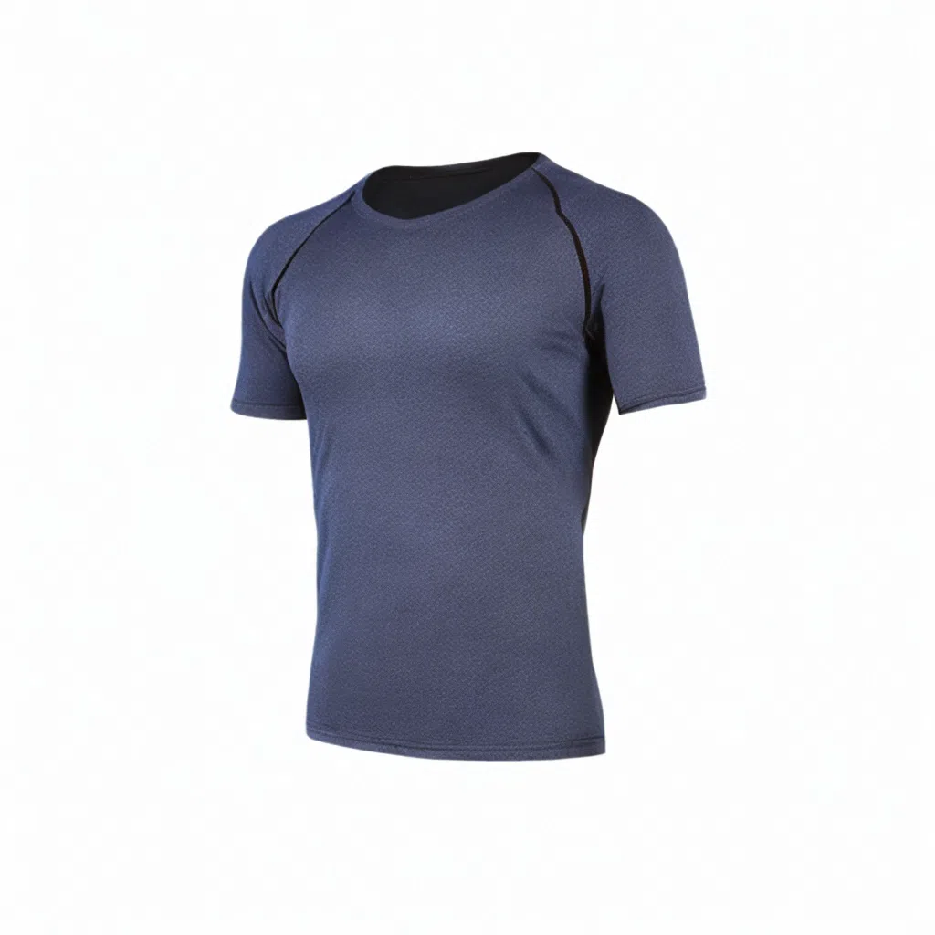 浪莎 运动舒适透气短袖健身衣 男款