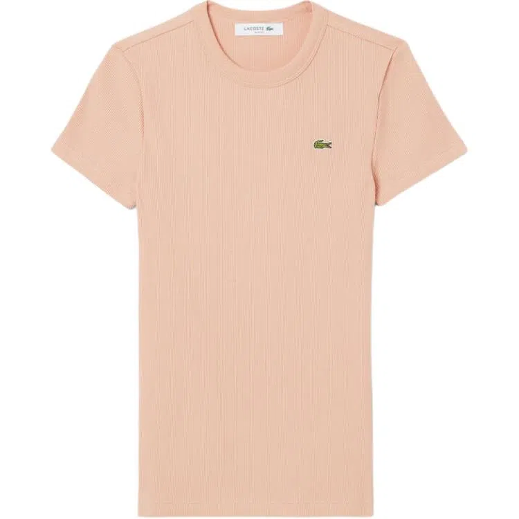 Lacoste Embroidered Crew Neck T-Shirt White