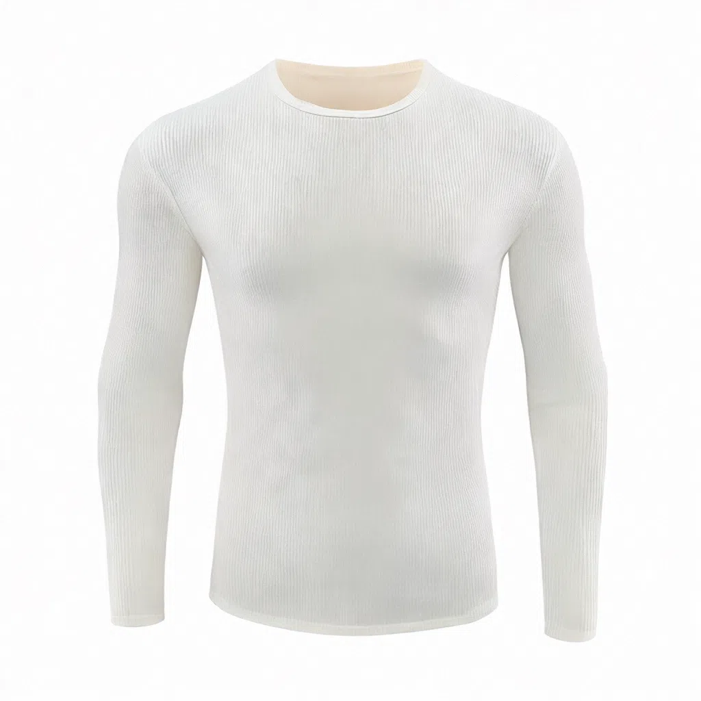 浪莎 户外运动速干透气修身长袖健身衣 男款