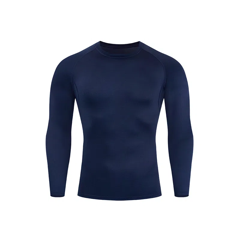 浪莎 运动紧身长袖休闲速干健身衣 男款