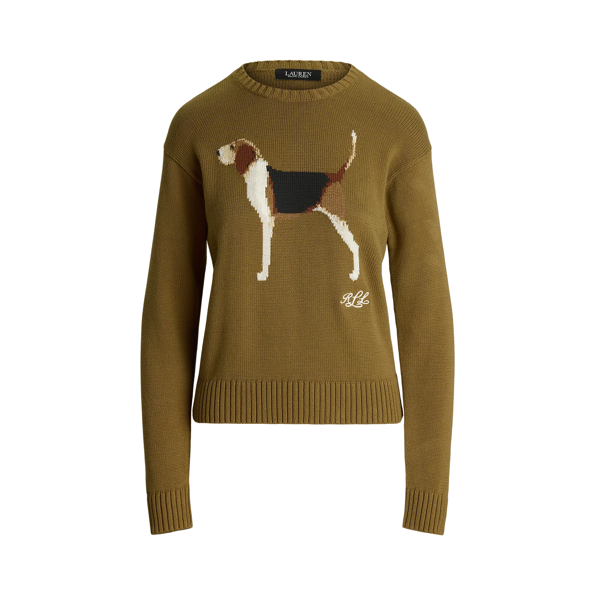 Ralph Lauren Big Dog Crewneck Sweater Olive