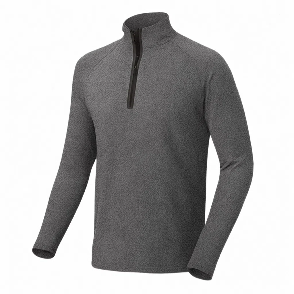 浪莎 半拉链运动长袖投篮服健身衣 男款